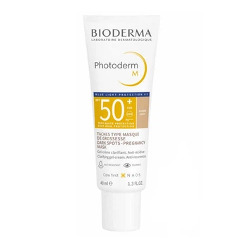 Биодерма Фотодерм М Крем-гель солнцезащитный SPF 50+ Светлый оттенок Bioderma Photoderm М SPF 50+ claire, 40мл