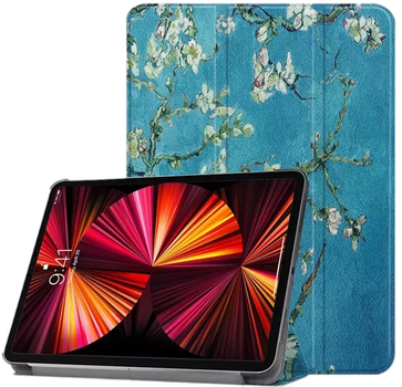 Чохол-книжка iLike Tri-Fold Eco-Leather Stand Case для Samsung Galaxy Tab S9 Plus 12.4'' Sakura (ILK-TRC-S11-SA)