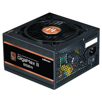 Блок питания Zalman Gigamax 3 (850W), 88%, 80+ Bronze, 120мм, 1xMB 24pin(20+4), 2xCPU (8pin(4+4)+8)