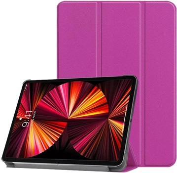 Etui z klapką iLike Tri-Fold do Lenovo Tab P11 11.5" Purple (ILK-TRC-L4-PU)