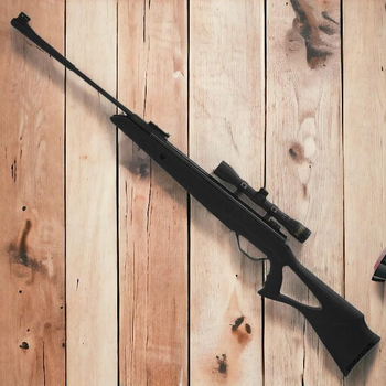 Пневматическая винтовка Beeman Longhorn с оптическим прицелом 4х32 (365 м/с)