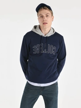 Худі чоловіче Colin's CL1064580-NAV XL Темно-синє (8683197786715)