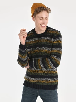 Джемпер чоловічий Colin's CL1066280-MTC XL Різнокольоровий (8683197896223)
