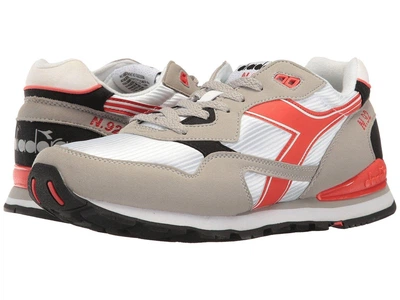 Кросівки Diadora N-92 Color: Paloma Gray/Fiesta Red 501.170477 01 С6200 US8 EU41 UA41 26CM