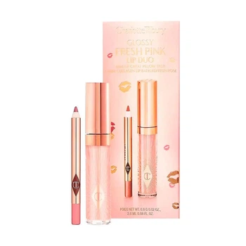 Набор для губ Charlotte Tilbury Glossy Fresh Pink Lip Duo
