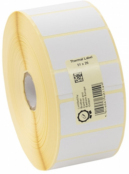 Etykiety termotransferowe Brother Thermal Label 51 x 26 mm White (LDE1E026051127P)