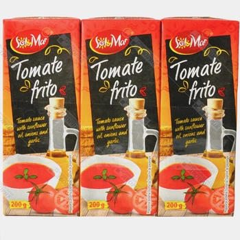 Соус из жареных помидор Sol&Mar томатная основа с овощами для блюд Tomate Frito 3 x 200 г