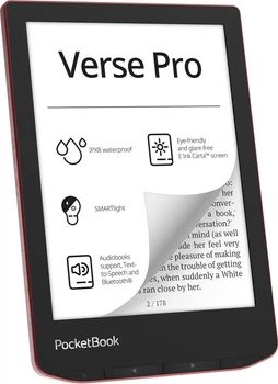 Електронна книга PocketBook 634&nbsp;Verse&nbsp;Pro Passion Red (PB634-3-CIS)