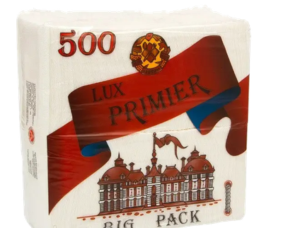 Серветки LUX PRIMEIR одношарові 500 шт