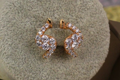 Сережки Xuping Jewelry Рівновага 1,7 см золотисті