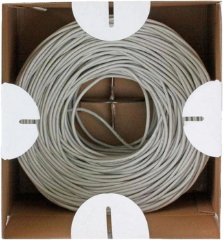 Монтажний кабель Techly Cat 6 U/UTP 305 м Grey (8054529022571)