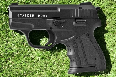 Стартовый шумовой пистолет Stalker M906 Black (9 mm)