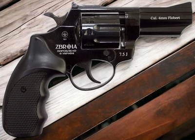 Револьвер флобера Zbroia Profi 3 Черный / Пластик