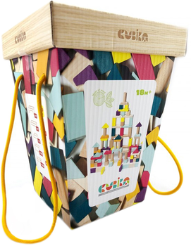 Деревянный конструктор Cubika 100 элементов (4823056515184)