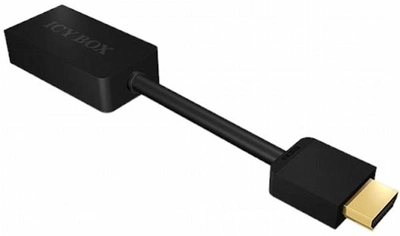 Adapter Icy Box HDMI - VGA Czarny (IB-AC502)