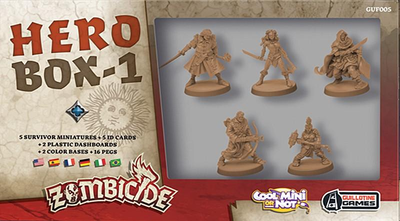 Zestawy do gry Cool Mini Or Not Zombicide Black Plague Hero Box 1(0889696001849)