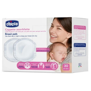Лактаційні вкладки для грудей Chicco 30 шт.