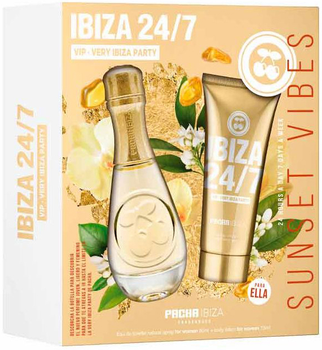 Zestaw damski Pacha Ibiza Queen 24-7 Vip Her Woda toaletowa 80 ml + Lotion do ciała 75 ml (8411061070093)