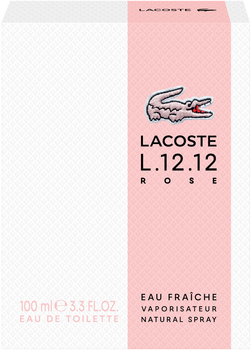 Woda toaletowa damska Lacoste L.12.12 Rose Eau Fraiche 100 ml (3386460149242)