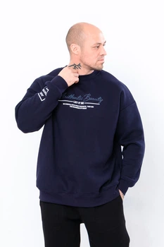 Світшот чоловічий (оверсайз) Носи своє 50 Синій (p-12989-145174)