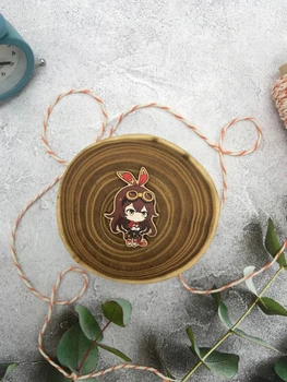 Дерев'яний значок Craft Pins Геншин Імпакт - Ембер (CU-01382)