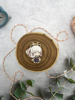Дерев'яний бейдж Craft Pins Genshin Impact - Ayaka (CU-01345)