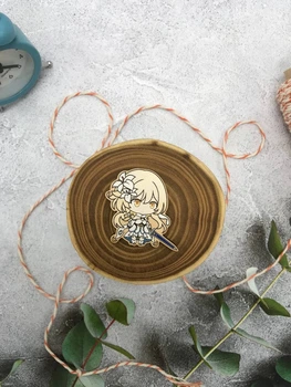 Деревянный значок Craft Pins Геншин Импакт - Люмин (CU-01369)