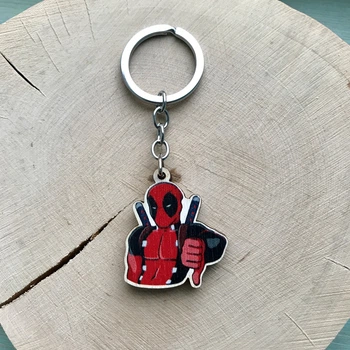 Брелок з дерева Craft Pins Дэдпул дизлайк (CU-00953)