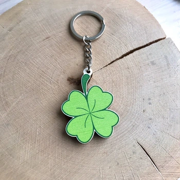 Брелок з дерева Craft Pins Конюшина (CU-00970)