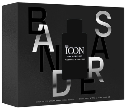 Zestaw męski Antonio Banderas The Icon The Perfume Woda perfumowana 100 ml + Dezodorant w sprayu 150 ml (8411061074657)
