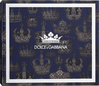 Набір для чоловіків Dolce & Gabbana K Парфумована вода 100 мл + 10 мл + Гель для душу 50 мл (8057971187126)