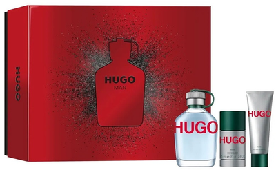 Zestaw męski Hugo Boss Hugo men Woda toaletowa 125 ml + Dezodorant 75 ml + Żel pod prysznic 50 ml (3616304198038)