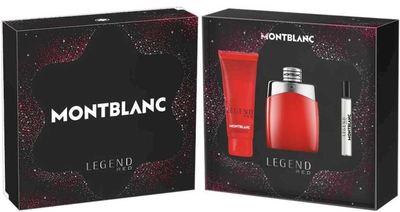 Zestaw męski Montblanc Legend Red Woda perfumowana 100 ml + 7.5 ml + Żel pod prysznic 100 ml (3386460139311)