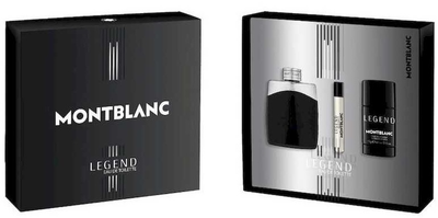 Zestaw męski Montblanc Legend Woda perfumowana 100 ml + 7.5 ml + Żel pod prysznic 100 ml (3386460139243)
