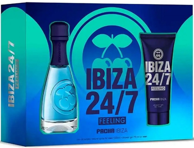 Zestaw męski Pacha Ibiza 24/7 Feeling Woda toaletowa 100 ml + Żel pod prysznic 75 ml (8411061070888)