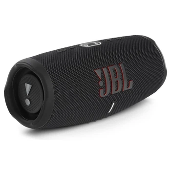 Акустична система портативна JBL серії Charge 5 Black (JBLCHARGE5BLK), двосмугова, 40 Вт, Bluetooth: 5.1, 7500 мАг, 20 годин автон. роботи, 65 Гц - 20 кГц, IP67, чорний