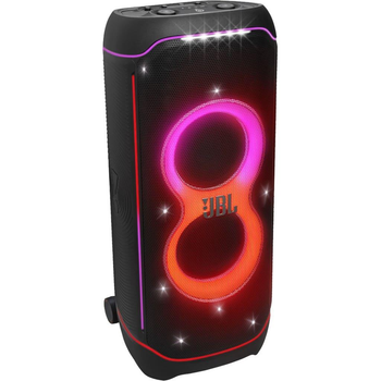 Акустична система портативна JBL серії PartyBox Ultimate (JBLPARTYBOXULTEU), трисмугова, 1100 Вт, Dolby Atmos, WiFi/Bluetooth5.3, 30 Гц-20 кГц, IPX4, підсвічування, USB Type A, AUX, моб. додаток, харчування від мережі