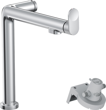 Смеситель кухонный с подключением к фильтру HANSGROHE Aqittura M91 FilterSystem 240 хром 76804000