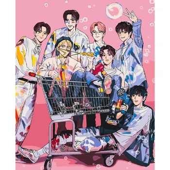 Картина за номерами K-Pop ENHYPEN 40х50 см (24108)
