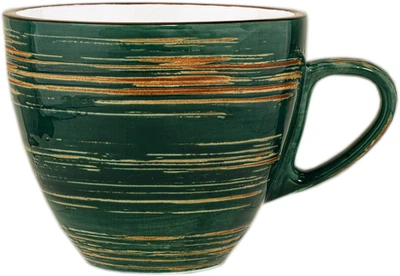 Чашка кавова Wilmax Spiral Green 110 мл (WL-669534 / A)