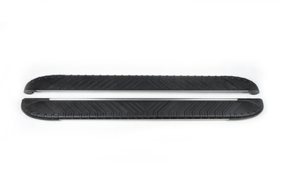 Боковые пороги Bosphore Grey (2 шт., алюминий) для Jeep Grand Cherokee WJ 1999-2004 гг