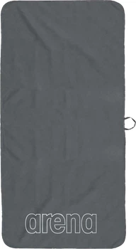 Полотенце полиэстерное Arena спортивное 100х50 см Smart Plus Gym Towel 005312-101 серо-белое (3468336945377)