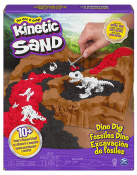 Zestaw do eksperymentów naukowych Spin Master Kinetic Sand Wykopalisko dinozaurów (0778988134283)