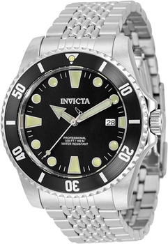 Классические мужские часы Invicta 33502 Pro Diver, часы с безелем, инвикта часы