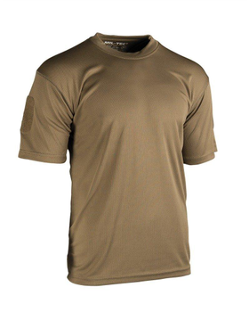 Футболка Sturm Mil-Tec Tactical T-Shirt QuickDry DARK COYOTE 3XL (11081019)
