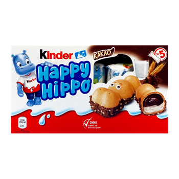 Набор Батончик 5шт Kinder Happy Hippo Cocoa 20.7g