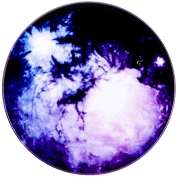 Тримач та підставка для телефону iLike Universal Pop Holder Nebula Purple (ILIUNPH7)