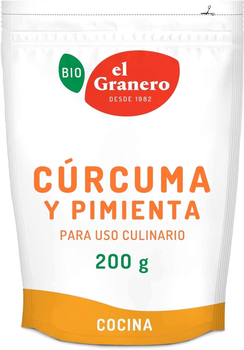 Suplement diety El Granero Curcuma y Pimienta Bio 200 g (8422584041002)