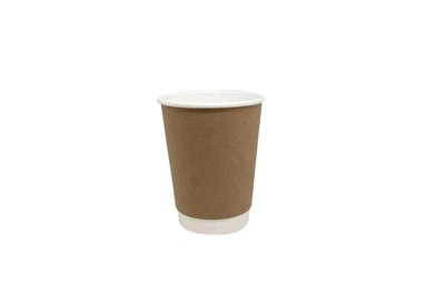 Стаканы двухслойные крафтовые Double Well United Kyiv Roasters 30 шт, (КР-90), 350 мл