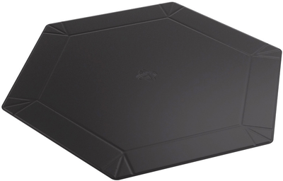 Килимок для гри в кості Gamegenic Magnetic Dice Tray шестигранний Black / Gray (4251715411155)